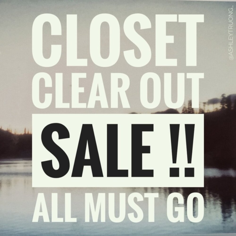 2026 Closet CLEAROUT Sale🌟LOWBALLERS💯BLOCKED👈❗